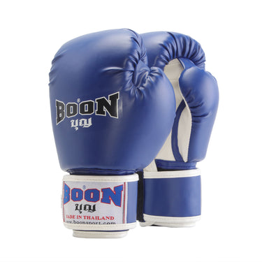 BGV4BL 4oz Children's Gloves, Blue & White - BOON Sport